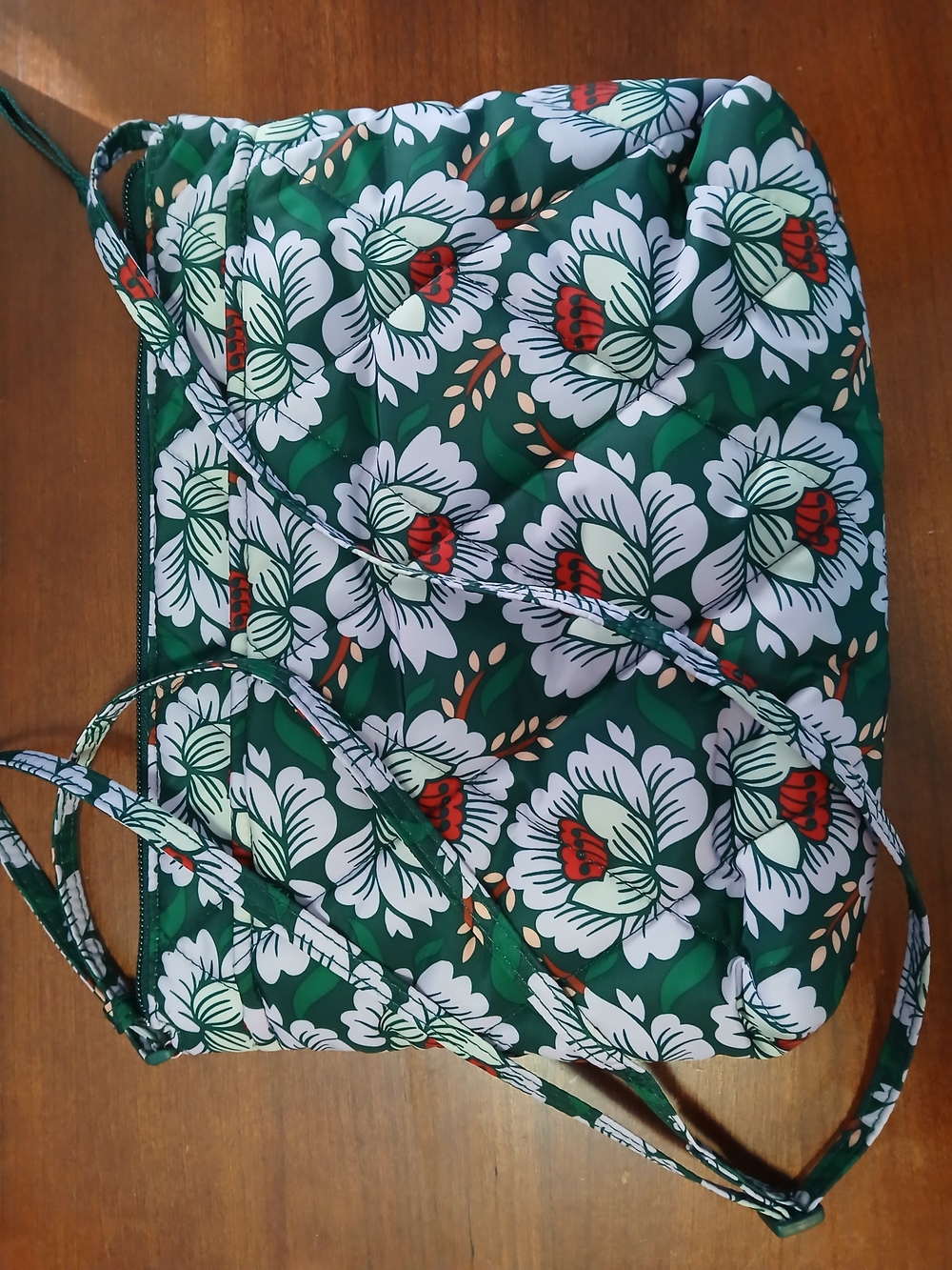Green Floral Crossbody Bag - Green Floral Shoulder Purse